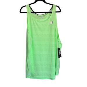 New NWT Neon Yellow New Balance workout tank top Women 2XL Plus Size